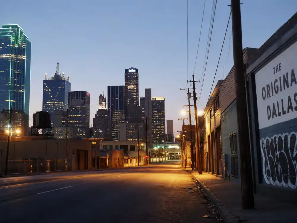 Dallas Texas skyline for what happened to Vanilla Ice before Ice Ice Baby fame