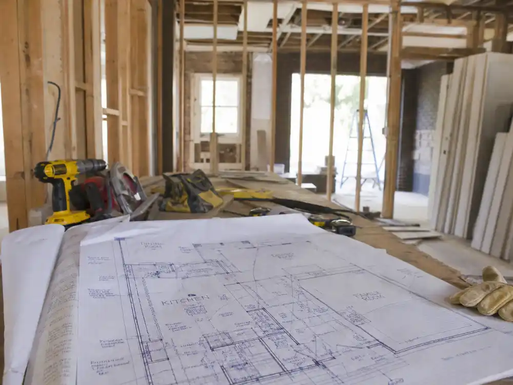 Home renovation construction site for what happened to Vanilla Ice on The Vanilla Ice Project TV era