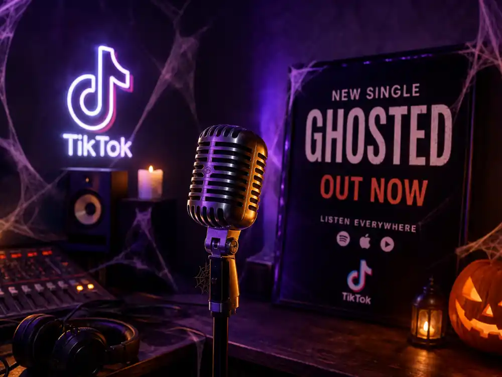 Spooky studio lights for where is Victoria Justice now after Love Zombie viral TikTok comeback in 2025