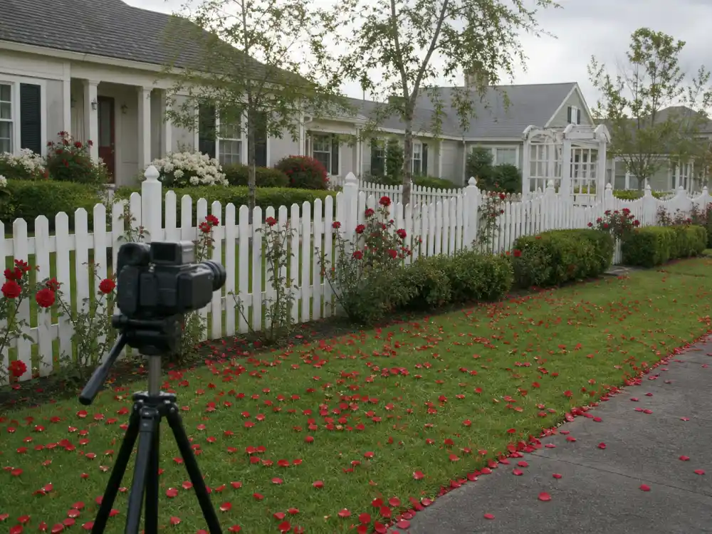 Suburban rose petals and camcorder for where is Wes Bentley now American Beauty Ricky Fitts breakthrough