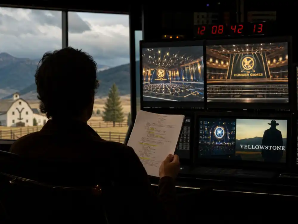 TV production set for where is Wes Bentley now Hunger Games Seneca Crane and Yellowstone Jamie Dutton