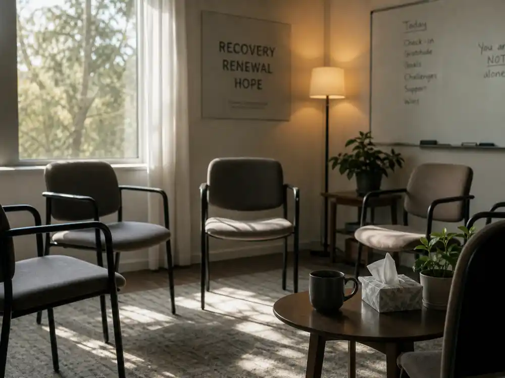 Recovery counseling room for where is Wes Bentley now sobriety comeback after early 2000s struggle