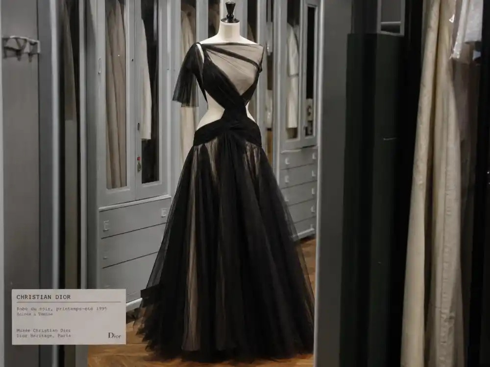 Vintage 1990s haute couture sheer construction defining what did Cardi B wear to Grammys 2019 headline night