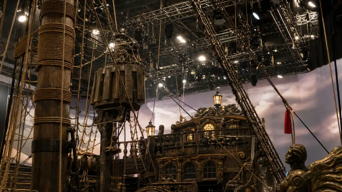 What happened to Charlie Korsmo — movie soundstage pirate ship rigging evoking Hook and his Jack Banning child-star era
