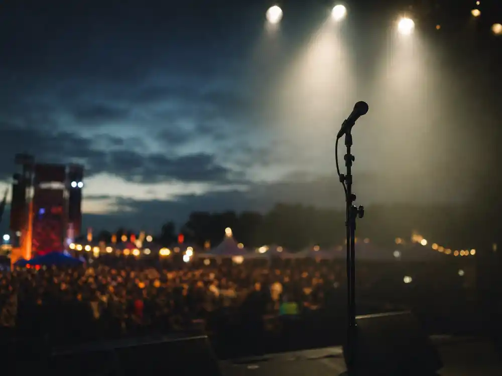 Festival stage microphone silhouette for what happened to Ja Rule now in 2026 touring and media life