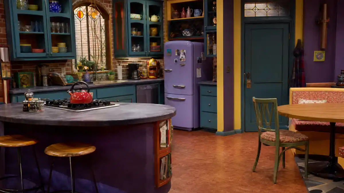 What happened to Orlando Brown — colorful Disney Channel sitcom kitchen set evoking That's So Raven and Eddie Thomas