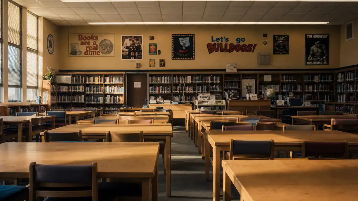 Where is Anthony Michael Hall now 2026 — sunlit 1980s high school library evoking The Breakfast Club Brian the Brain era