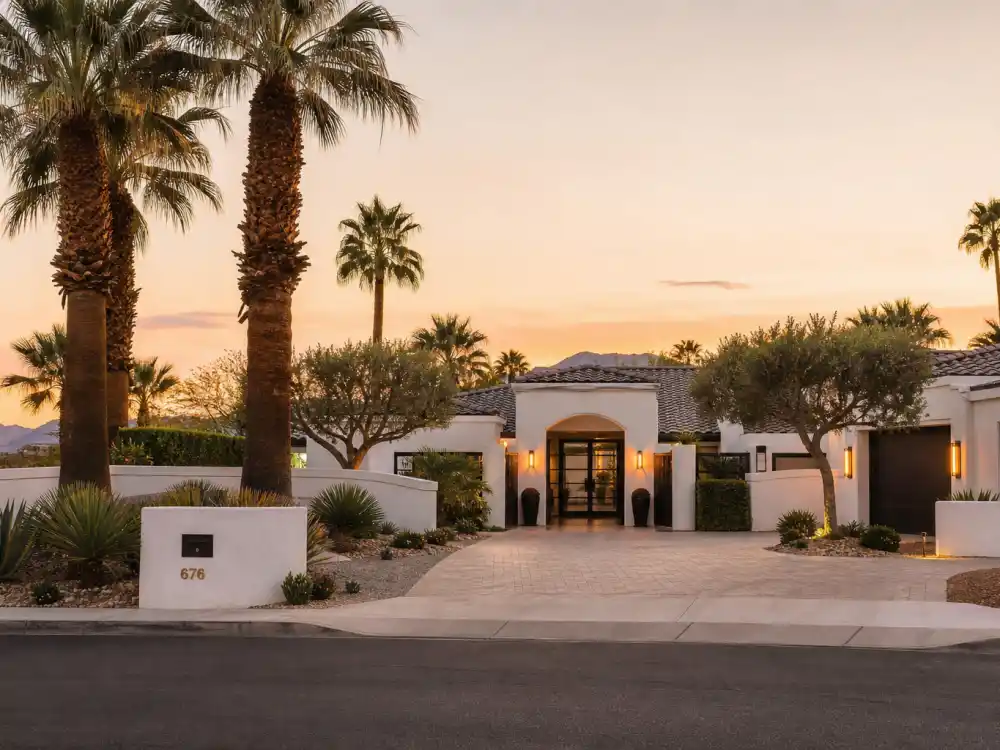 Quiet Las Vegas suburban home exterior for where is Flavor Flav now in 2026
