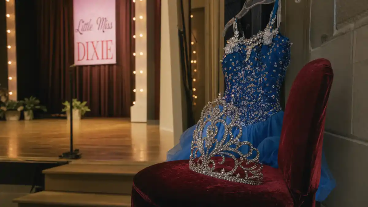 Where is Honey Boo Boo now — empty child beauty pageant stage evoking TLC Toddlers and Tiaras and Here Comes Honey Boo Boo fame
