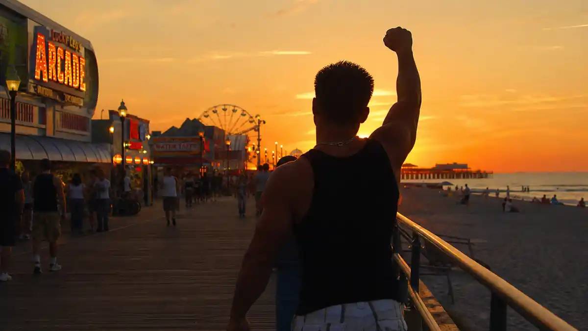 Where is Mike The Situation now — Jersey Shore boardwalk fist pump at Seaside Heights sunset
