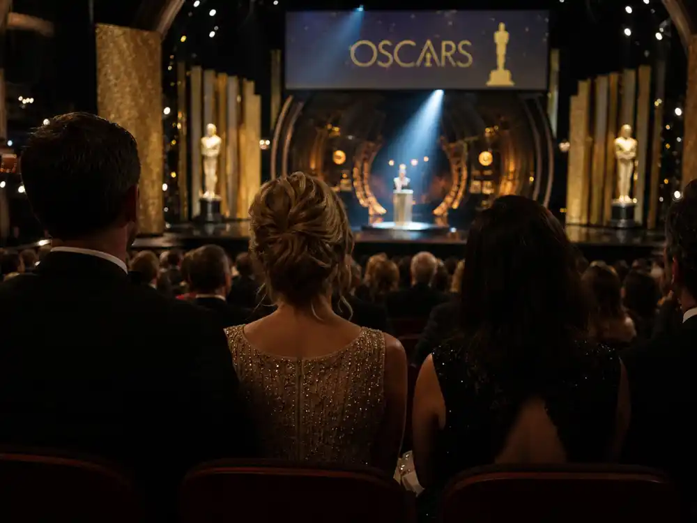 Theatre audience watching the 98th Academy Awards as viewers asked who is hosting the Oscars 2026 on ceremony night