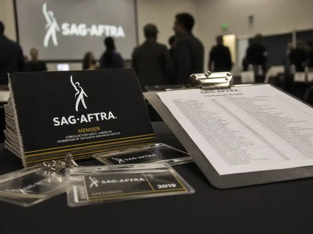 SAG-AFTRA membership cards and performer rosters define who votes for the SAG Awards among eligible union members in good standing