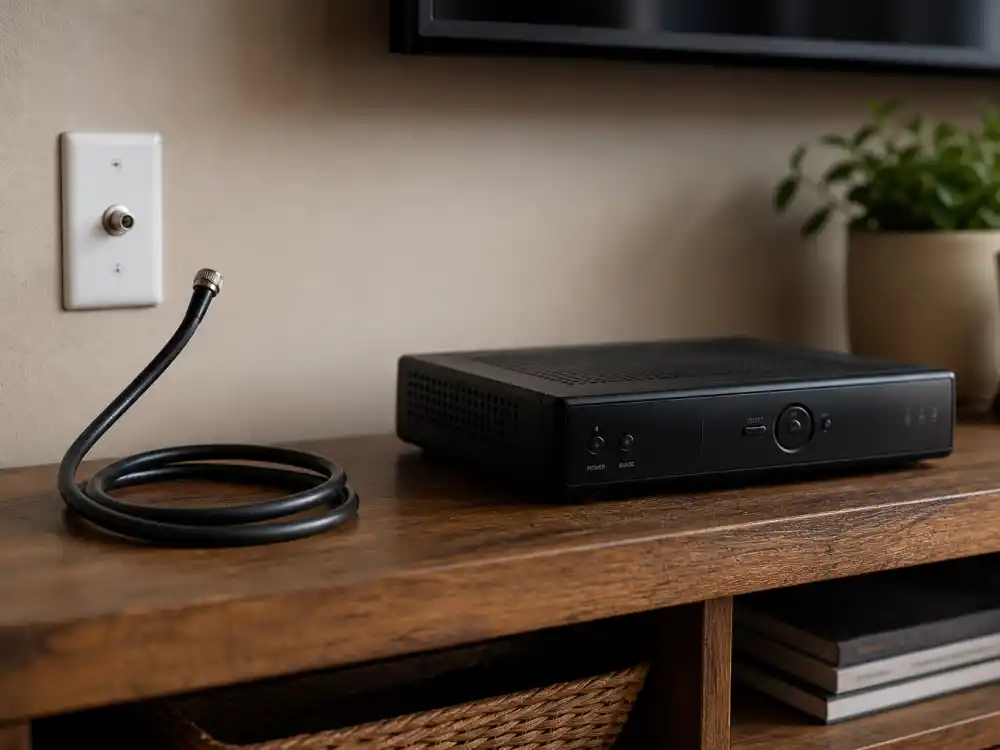 Unplugged cable cord beside abandoned set-top box shows cord-cutting pressure behind why award show ratings are declining on linear TV