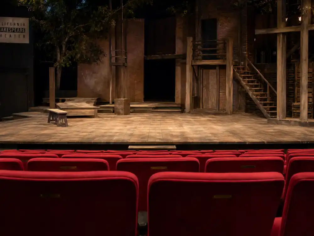 California Shakespeare Theater stage view from audience for Zendaya parents resemblance explained Claire Stoermer night job funding auditions