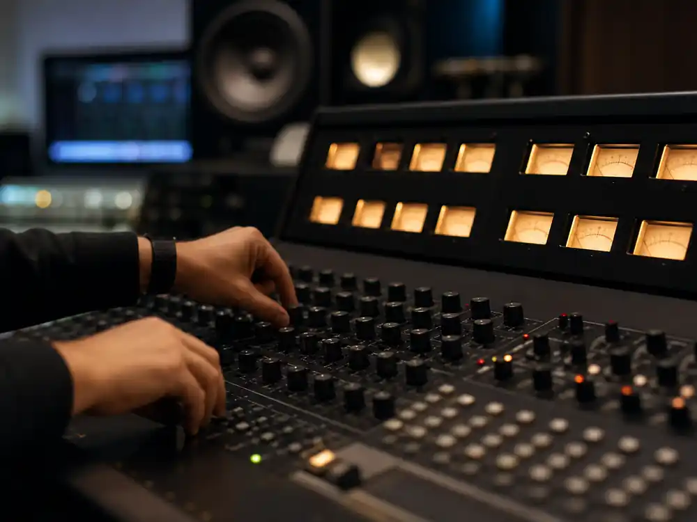 Mastering suite console where Adele net worth 2026 catalog royalties are still finished