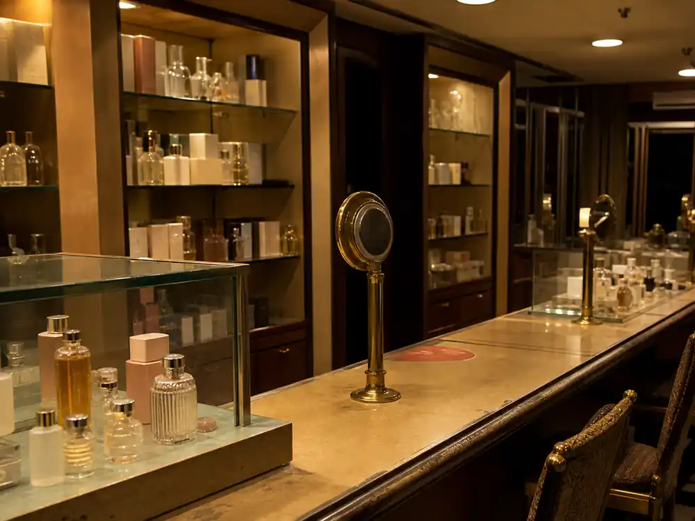 Worn perfume counter after close marking Ariana Grande net worth over the years early retail era