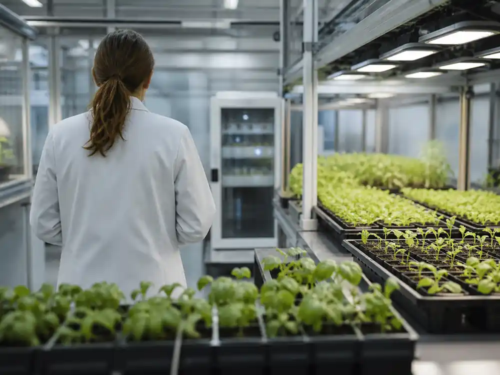 Agricultural research greenhouse linked to Bill Gates net worth over the years of diversification