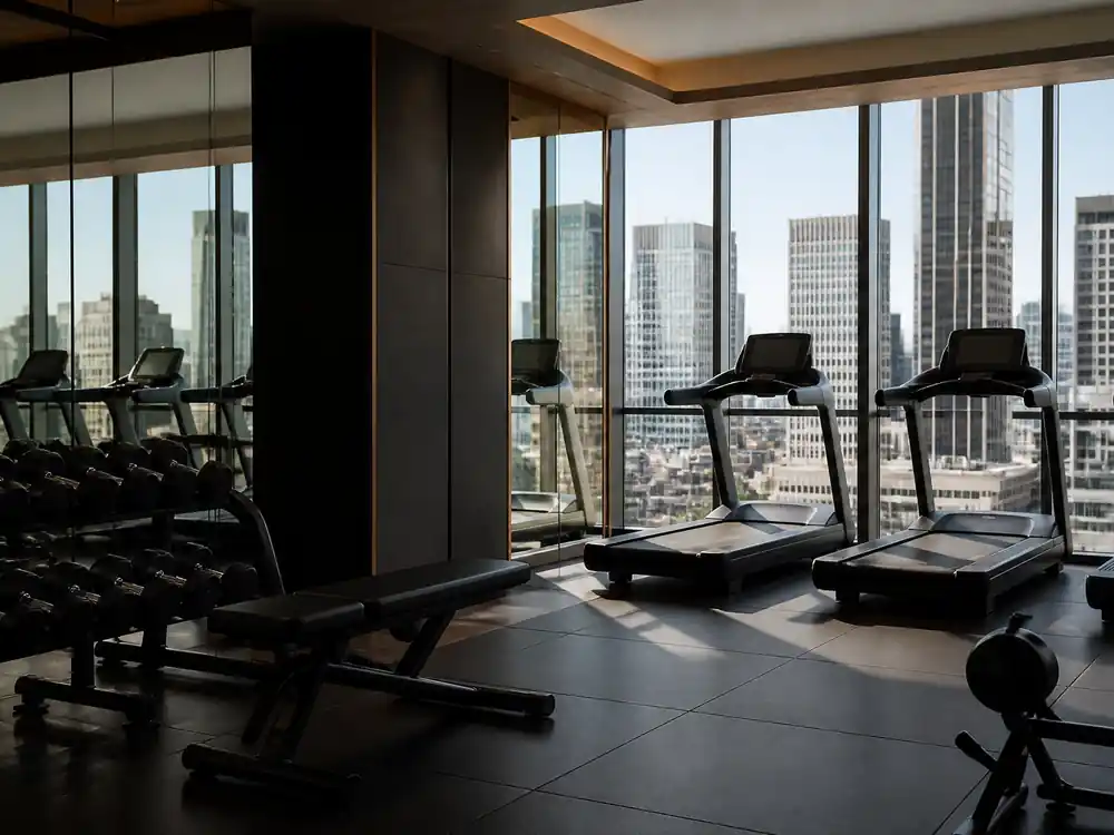 Penthouse gym overlooking skyline tied to Cristiano Ronaldo net worth 2026 kept fortune