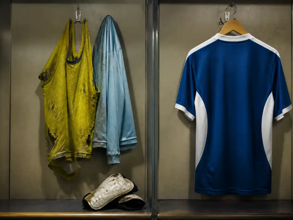 Worn training bib beside match kit for Cristiano Ronaldo net worth over the years Al-Nassr era